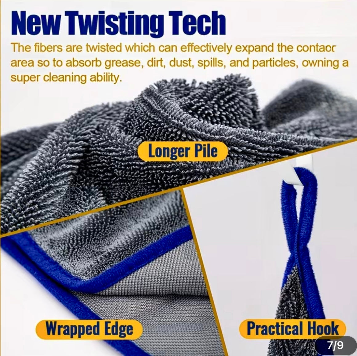 Big car drying towel